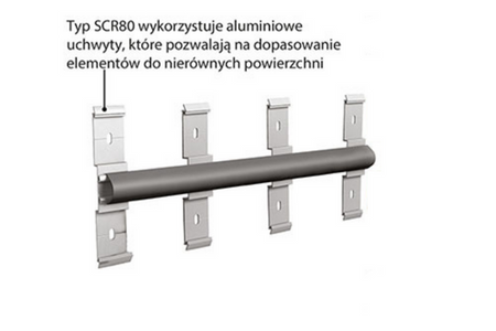 Uchwyt aluminiowy SCR80